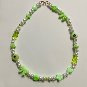 Green Y2K Playful Necklace